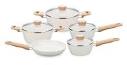 Conjunto de Panelas 5 Peças Carmela Ceramic-Flon Vanilla MTA