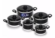 Conjunto de panelas 5 peças paulistinha - om