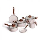 Conjunto de panelas 6 peças ceramic life smart plus vanila brinox
