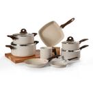 Conjunto de Panelas 8 Peças Ceramik Antiaderente Cerâmico