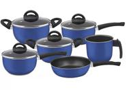 Conjunto de panelas antiaderente 6 peças marpal