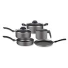 Conjunto de panelas basic antiaderente cinza 5 peças - Alegrete