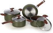 Conjunto de Panelas Caçarola 04 Peças Eté Verde Multiflon