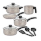 Conjunto De Panelas Caçarolas 8 Peças Antiaderente Tampa Vidro Conjunto De Panelas Caçarolas 8 Peças Antiaderente Tampa Vidro
