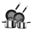 Conjunto de Panelas Cinrox 6 peças Aço Inoxidável Antiaderente Conjunto de Panelas Cinrox 6 peças Aço Inoxidável Antiaderente
