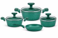 Conjunto de Panelas de Ceramica Forjed 4pcs Verde Eirilar