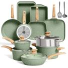 Conjunto de Panelas e Frigideiras MAISON ARTS 17 Peças Antiaderente Verde