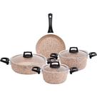 Conjunto de Panelas Granito Oasis Pro Cappuccino / 4 Peças