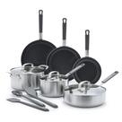 Conjunto de Panelas GreenPan Bobby Flay 12 Peças em Aço Inoxidável