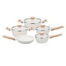 Conjunto de Panelas Indução 5 peças MTA Carmela Vanilla Ceramic
