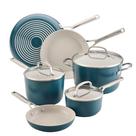 Conjunto de Panelas KitchenAid de 9 Peças em Alumínio Anodizado Duro com Revestimento Cerâmico