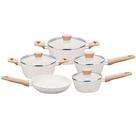 Conjunto de Panelas MTA Ceramic-Flon Carmela 5 Peças Alumínio