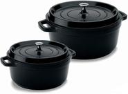 Conjunto de Panelas Studio Preta 6,8l + 4l Antiaderente - Hercules Conjunto de Panelas Studio Preta 6,8l + 4l Antiaderente - Hercules