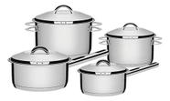 Conjunto De Panelas Tramontina Solar 4 Peças Inox