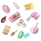 Conjunto de panificação Glitter Girls Donut com batedeira para boneca de 14 polegadas ou mais de 3 anos