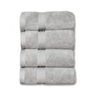 Conjunto de panos de lavagem Milara Turkish Super-Plush de 4 peças de algodão
