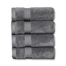 Conjunto de panos de lavagem Milara Turkish Super-Plush de 4 peças de algodão