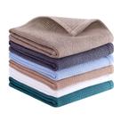Conjunto de panos de prato QUILTINA 100% algodão Waffle Weave, pacote com 6