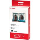 Conjunto de Papel e Tinta Colorida KP36IP para Impressora Canon Selphy