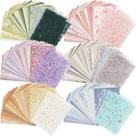 Conjunto de Papel para Scrapbook ARTSMONA - 156 Folhas (3,9 x 5,5 Polegadas) com Tecido de Malha