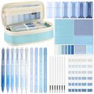 Conjunto de papelaria Janlaugh 38 unidades com estojo para caneta Sticky Notes