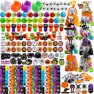 Conjunto de papelaria JOYIN Halloween, 168 unidades com 24 bolsas de presentes para crianças