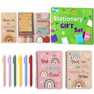 Conjunto de papelaria Xqumoi Teacher com canetas para cadernos Sticky Note A5