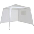 Conjunto De Parede Para Gazebo Ráfia Branco Mor 2,4 X 3,0