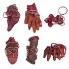 Conjunto de partes corporais XONOR Halloween Fake Bloody Severed, 6 unidades