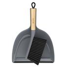 Conjunto de pás e escovas MR.SIGA Portable Bamboo Handle Grey