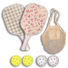 Conjunto de pás Pickleball Sonix Fiberglass com 2 raquetes e 4 bolas
