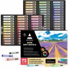 Conjunto de pastéis macios ARTEZA 72 Chalk Pastels para artistas Conjunto de pastéis macios ARTEZA 72 Chalk Pastels para artistas