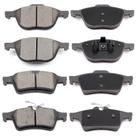 Conjunto de pastilhas de freio a disco ECCPP D1044-7947 D1095-7874 para Ford