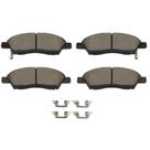 Conjunto de pastilhas de freio de cerâmica frontal SCITOO para Nissan Versa