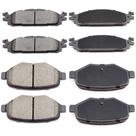 Conjunto de pastilhas de freio ECCPP D1508-8715 D1377-8488 para Ford Explorer