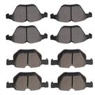 Conjunto de pastilhas de freio SCITOO D1042 D918 dianteiro e traseiro para BMW 335d 09-11