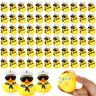 Conjunto de pato de borracha Shappy Cruise Duck Bulk com óculos de sol, 24 unidades