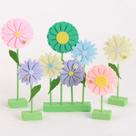 Conjunto de peças centrais de mesa SUNBEAUTY Daisy Felt x8 para festa