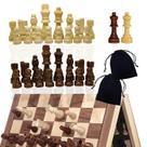 Conjunto de peças de xadrez Baspoom Nature Wood Tournament Staunton