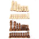 Conjunto de peças de xadrez VBESTLIFE Wooden International Chess com caixa