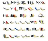 Conjunto de peças técnicas compatível com Lego Bricks 370PCS