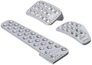 Conjunto de pedais de corrida OMP OA/1010 Silver
