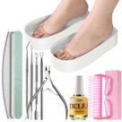 Conjunto de pedicure YGQQOY Toe Nail Soaking Bowl com acessórios
