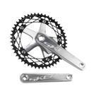 Conjunto De Pedivela De Bicicleta Em Liga De Alumínio 48T 49T 144BCD Para Velocidade Única, Estrada,