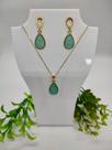 Conjunto de pedras naturais brasileira ágata azul céu