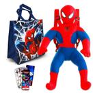 Conjunto de pelúcia e sacola Marvel Spiderman com pelúcia de 20 cm