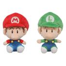 Conjunto de pelúcia Little Buddy All Star Collection Baby Mario & Luigi