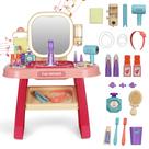 Conjunto de Penteadeira Infantil KiddoKraft com Espelho LED, Música e Torneira Conjunto de Penteadeira Infantil KiddoKraft com Espelho LED, Música e Torneira