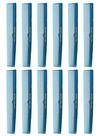 Conjunto de pentes de cabelo Allegro Combs 420 Nitrile Rubber Teal x12