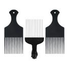 Conjunto de pentes garfo JIUANODD 3 peças em plástico e metal Conjunto de pentes garfo JIUANODD 3 peças em plástico e metal